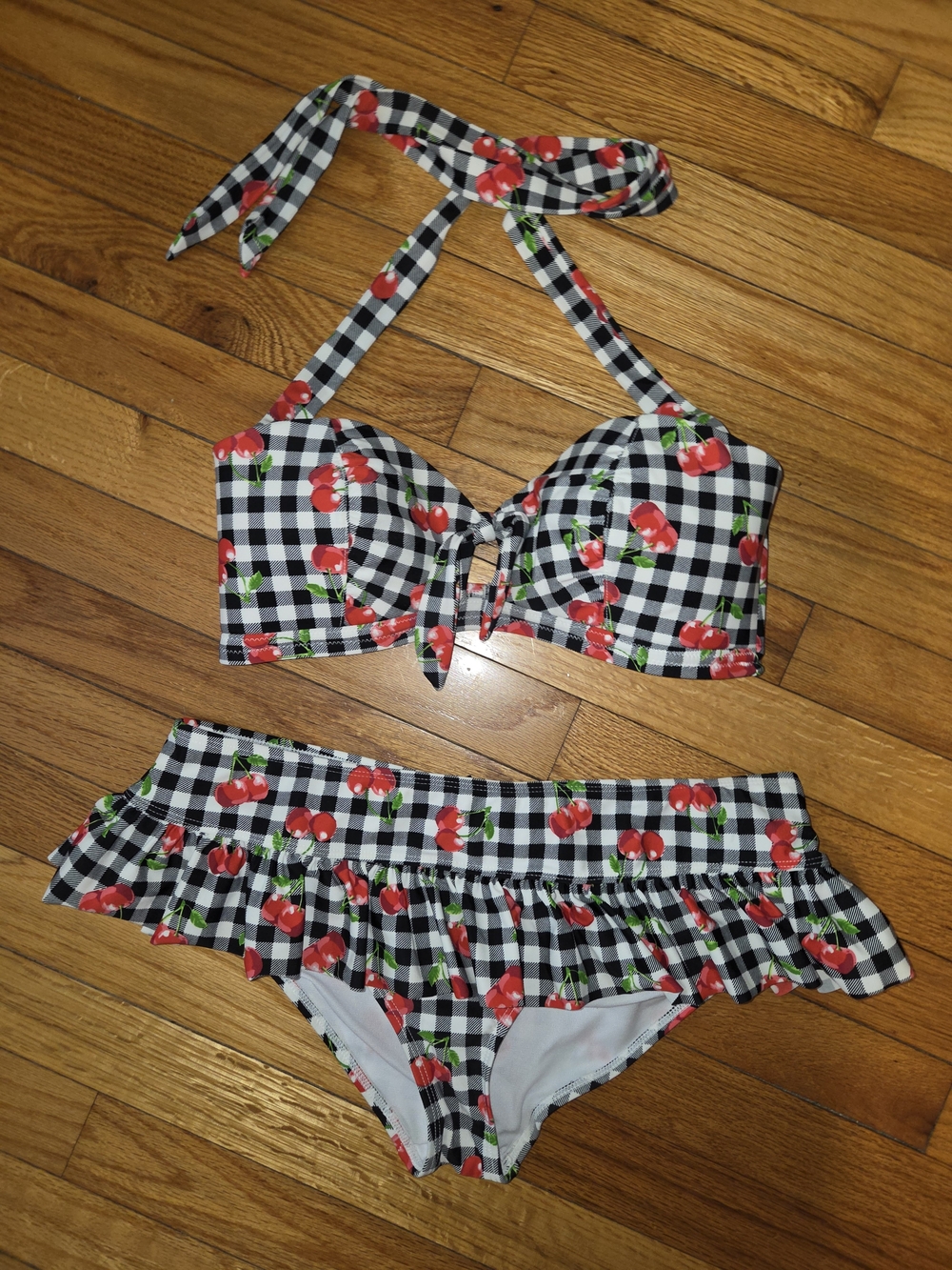 Retro HOT TOPIC Cherry Bikini READ DESCRIPTION